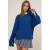 Trend Alacati Stili Ženska bluza Alc-X14434, Plava