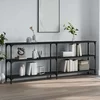 Konzolni stol crni 200 x 29 x 75 cm od konstruiranog drva