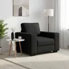 Sofa fotelja crna 100x77x82 cm tkanina