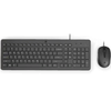 HP - Tastatura+miš HP 150 žicni set/US/240J7AA/crna