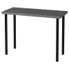 LINNMON / ADILS Sto, tamnosiva/crna, 100x45 cm