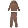 Reebok Trenirka komplet RK95228CCB Rjava Regular Fit
