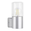 Briloner 320504TF - Spoljašnja zidna lampa 1xE27/12W/230V IP44 srebrna