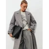 Sinsay - Elegantne wide leg pantalone sa dodatkom viskoze - svetlo siva