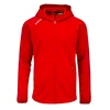 Moški pulover CCM LOCKER ROOM FLEECE FULL ZIP HOODIE Red M