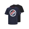 JACK & JONES Majica LOYD & LOOF, modra, črna