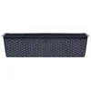 Prosperplast balkonska saksija ratolla case p 49x17x15cm antracit sa podmetačem PR ISR500P-S433