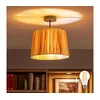 Brilagi - LED plafonski luster CERIA BOHO 1xE27/60W/230V O 30 cm crna/rafija