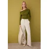 Trendyol Milla ženska bluza Twoaw26Bz00138, Maslinasto zelena-zelena