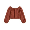 WE Fashion Bluza rjasto rjava