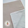 Bubamara037 Pokrivač za bebe, Krem-Beli