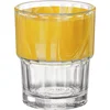 Bormioli Rocco Zložljiv kozarec Lyon 200 ml, rumen (12 kos)