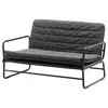 HAMMARN Sofa ležaj, Knisa tamnosiva/crna