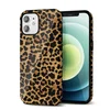 Infostyle Ovitek z vzorcem geparda za iPhone 12/12 Pro - rjava
