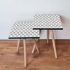 Hanah Home Set klub stočića 2Shp10, 2 komada, Beli