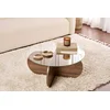 Hanah Home Klub sto Aeris, 75x35x75 cm, Orah-providni