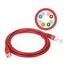 Patch kabel U/UTP kat 5e PVC 5,0 m rdeč ALANTEC
