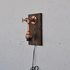 Opviq Zidna lampa E27 Max 200W, Smeđe-Rose Gold