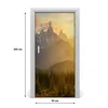 tulup.si Samolepilni tapete na vratih Sunset gora 95x205 cm
