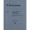 SCHUMANN:SONATA FOR VIOLIN AND PIANO A-MOLL OP.105