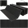 shumee Zložljiva spalna podloga 180x60x1cm Trizand 22870 črna, pena