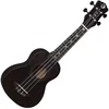 Luna UKE VMS BKS Black Soprano ukulele