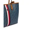Tommy Hilfiger Ročna torba Th Monoplay Satchel Corp AW0AW19516 Mornarsko modra