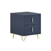 SoBuy SoBuy Nočna omarica z 2 predaloma, modra, 40 x 40 x 47 cm, (5000018643)