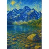 Plakat 50x70 cm Zakopane v stilu Van Gogha Morskie Oko