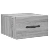 Vidaxl Stenska nočna omarica siva sonoma 35x35x20 cm