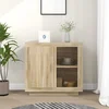 vidaXL Komoda sonoma hrast 80x40x75 cm