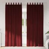 Zavjese za zamračivanje 2 pcs Vinska crvena 140 x 225 cm Baršun