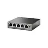 TP-LINK TL-SF1005P PoE Switch 5x RJ45 10/100Mbps (4x PoE port), 58W PoE napajanje, metalno kuciste