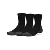 Nogavice Under Armour Perf Tech Pro 3pk Crew Ultimate Black/Ultimate Black/Castlerock M