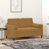 Ukrasni jastuci 2 kom smeđi O 15 x 50 cm baršunasti