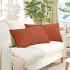 Jastučići za sofu 2 pcs Crvena narančasta 80 x 40 cm