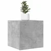 Greatstore Stenske TV omarice 4 kosi betonsko sive 30,5x30x30 cm