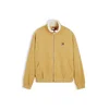 Tommy Jeans Prehodna jakna gorčica/off-bela