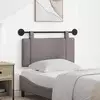vidaXL Visoki naslon za glavo Enobarvno Taupe 100 x 55 x 5 cm blago