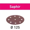 Brusni list Saphir STF D125/8 P80 SA/25 kos