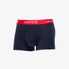 Bokserji LACOSTE Trunk 3-Pack Navy Blue/ Green/ Red/ Navy L