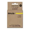 slomart actis kc-551y črnilo (nadomestno za canon cli-551y; standardno; 12 ml; rumeno)