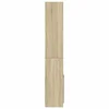 Visoka komoda boja hrasta sonome 63x33x180 cm konstruirano drvo
