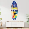 WallXpert dekorativna daska za surf od pleksiglasa Mvsf22L, šarena ilustracija Dubaija sa Burdž Kalifom, 50 x 100 cm