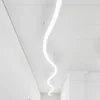 Regent Lighting Regent Wiggle svetilka z letvijo DALI 2.700-6.500K 150cm - Sodobni - srebro - Plastika
