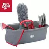 Dirt Devil 6V1 komplet za čiščenje površin/tal, 6 kos, trpežna izdelava, sivo-rdeč