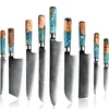 Set damašćanskih kuhinjskih noževa SH-38067 - Plava KP38067