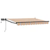 Ručna zlačivna tenda s LED diodama 3,5 x 2,5 m