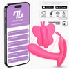 InToYou App Series Wingy Butterfly Vibrator with App Peach Red
