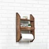 Hanah home Kuhinjska polica Spice Rack & Towel Hanger, 48 x29 x10cm, Braon
